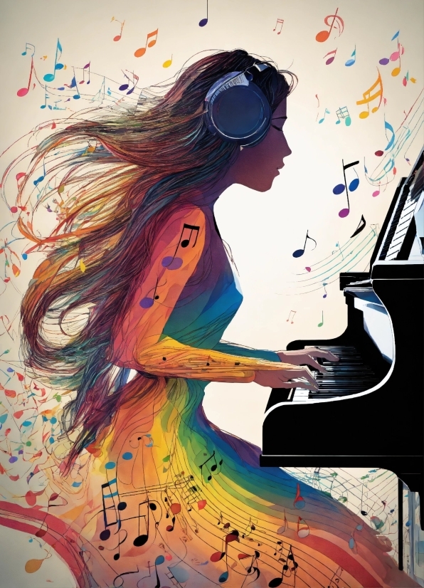 Musical Instrument, Paint, Art, Painting, Font, Musician