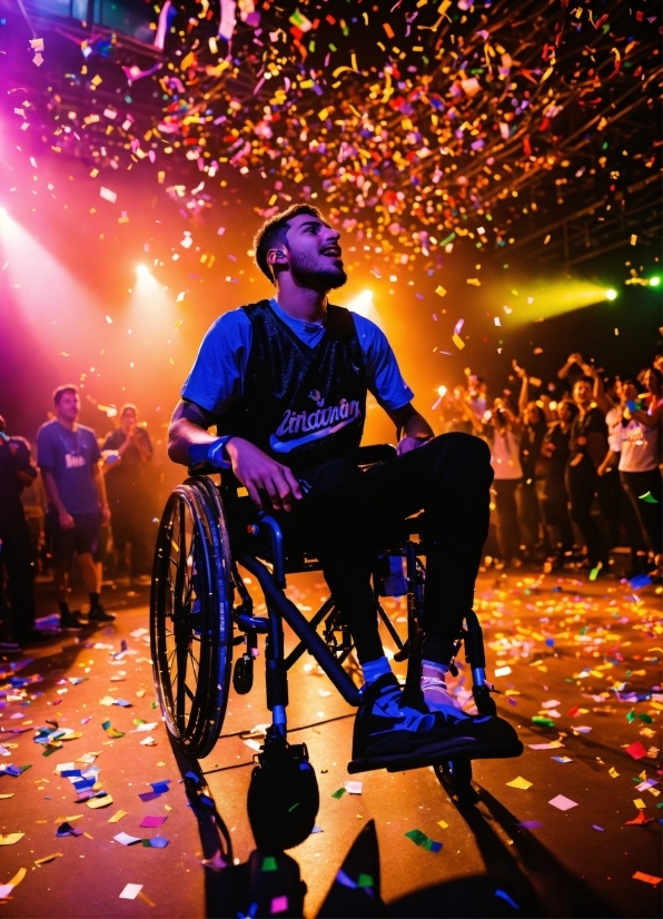 Online Image Cropping Tool, Wheelchair, Wheel, Purple, Music, Lighting