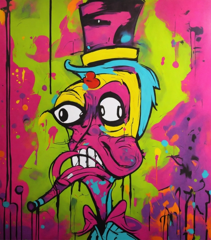 Paint, Pink, Painting, Art, Magenta, Graffiti