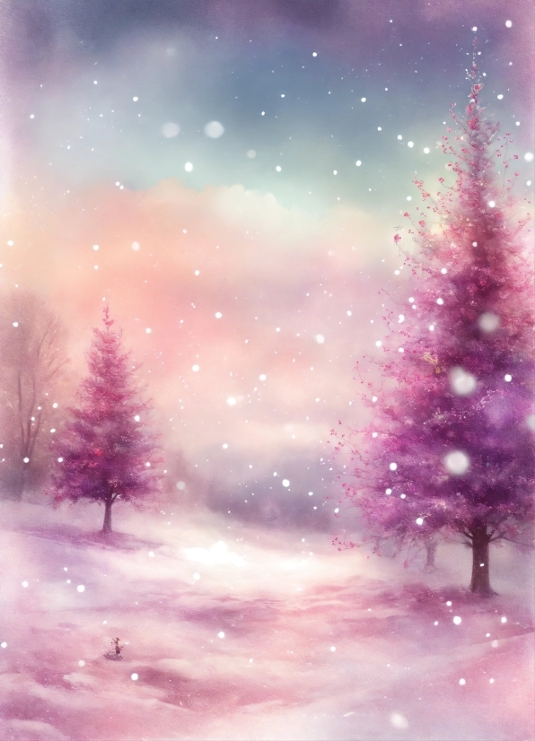 Passport Size Picture Editor, Sky, Plant, Atmosphere, Purple, Snow