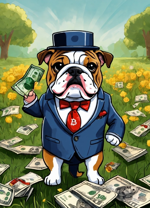 Photo Edit Background Photo, Dog, Cartoon, Dog Breed, Carnivore, Bulldog