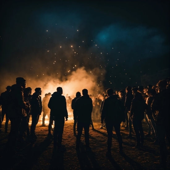 Photo Face Change, Sky, Fireworks, Cloud, Entertainment, Heat