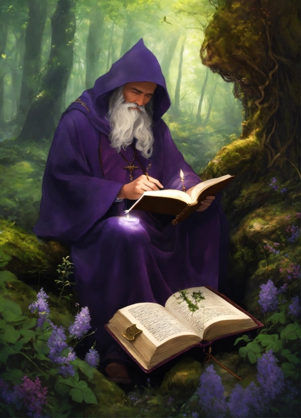 Photoshop Cc2015, Botany, Purple, Book, Beard, Grass