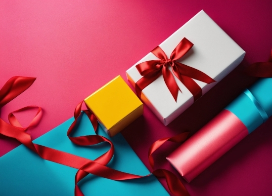 Pink, Ribbon, Material Property, Gift Wrapping, Petal, Font