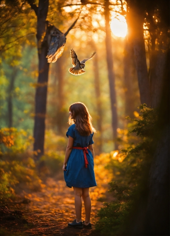 Plant, Atmosphere, People In Nature, Leaf, Wood, Flash Photography