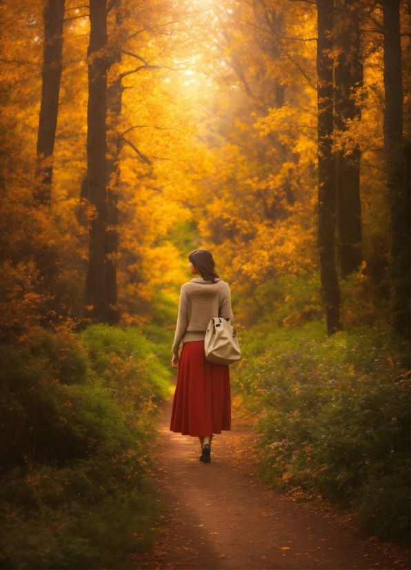 Plant, People In Nature, Natural Landscape, Wood, Orange, Branch