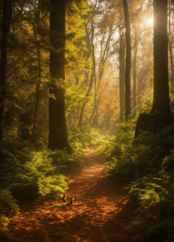 Plant, Wood, Natural Landscape, People In Nature, Orange, Tree