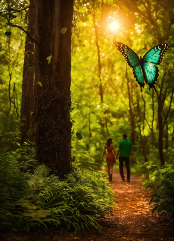 Quality Photo Editor, Plant, Ecoregion, Light, Green, People In Nature