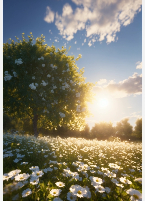 Sky, Cloud, Atmosphere, Daytime, Plant, Leaf