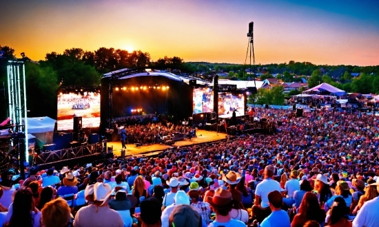 Sky, Light, Blue, Concert, Entertainment, Hat