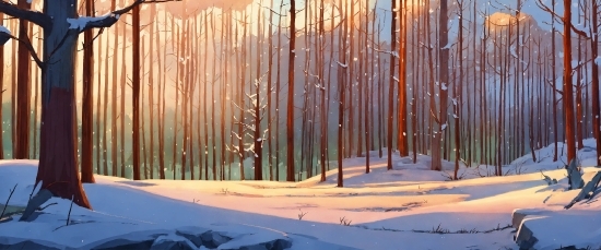 Software To Create Animated Videos, Light, Snow, Wood, Fence, Sunlight