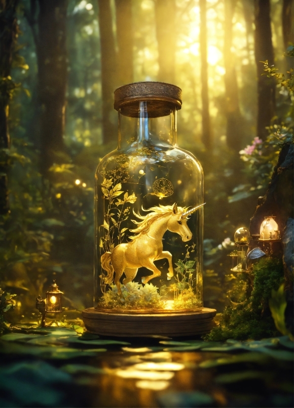 Sports Images, Bottle, Drinkware, Horse, Plant, Glass Bottle