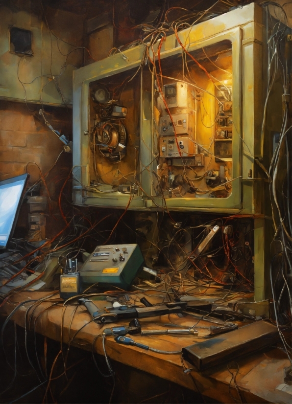 Surrealism Art, Electricity, Electrical Wiring, Wood, Gas, Technology