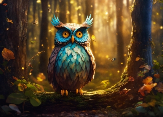 Teaching Video Maker, Bird, Nature, Natural Environment, Owl, Wood