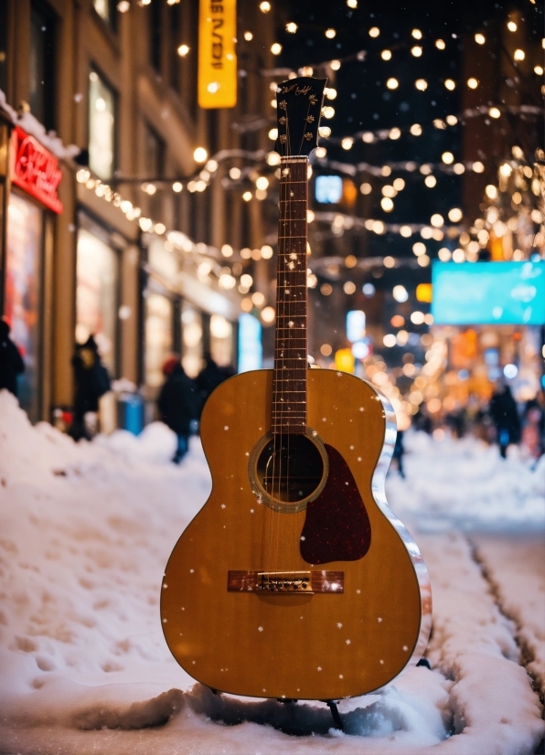 The Goldfinch Poster, Musical Instrument, Guitar, Snow, Light, String Instrument