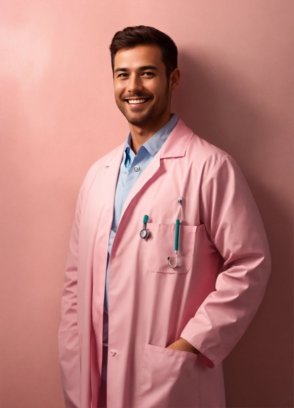 Tiger Woods Poster, Smile, White Coat, Dress Shirt, Health Care Provider, Workwear