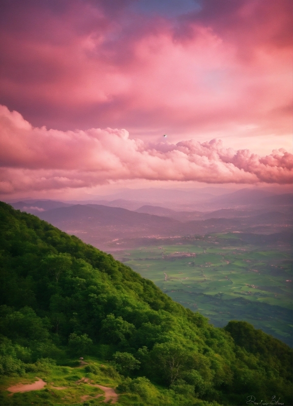 Use Of Photoshop In Graphic Design, Cloud, Sky, Atmosphere, Mountain, Afterglow