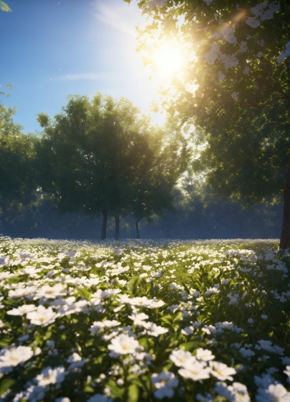 Vector Editor Windows, Plant, Flower, Sky, Daytime, People In Nature