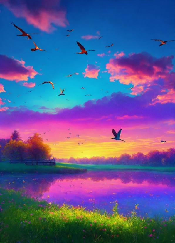 Vector Image Creator Software, Cloud, Sky, Water, Atmosphere, Bird