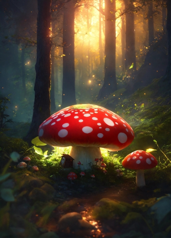 Vector Image Editing Software, Water, Atmosphere, Light, Mushroom, Plant