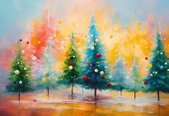 Vehicle Graphics Design, Christmas Tree, Art Paint, Sky, Paint, Window