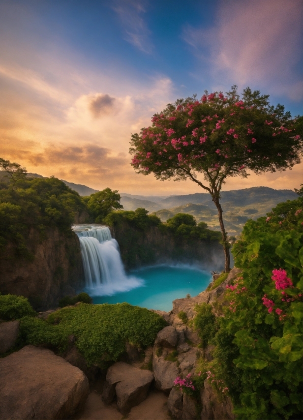 Wall Print Colour, Cloud, Water, Sky, Flower, Plant