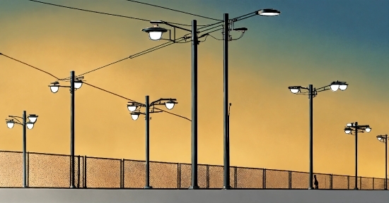 Walter Crane, Sky, Street Light, Infrastructure, Electricity, Line