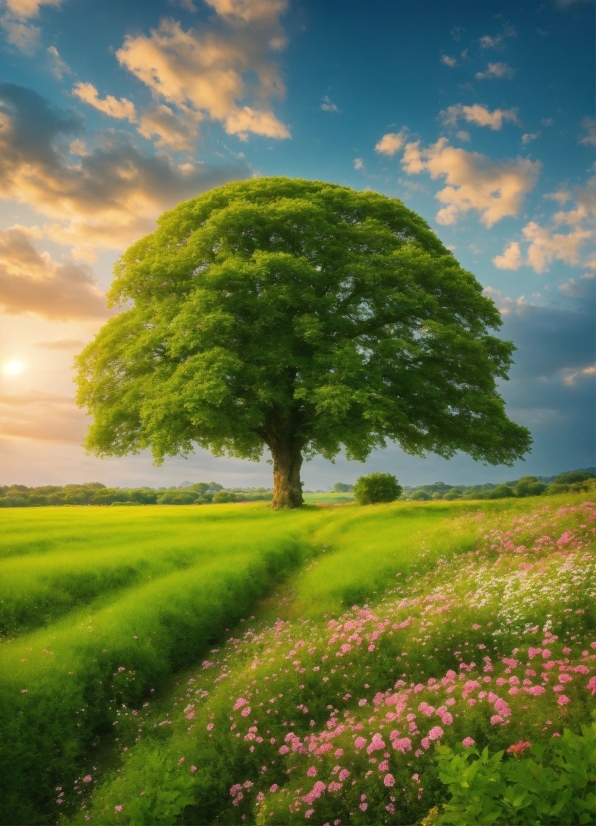 Xara Graphics, Cloud, Sky, Plant, Flower, Green