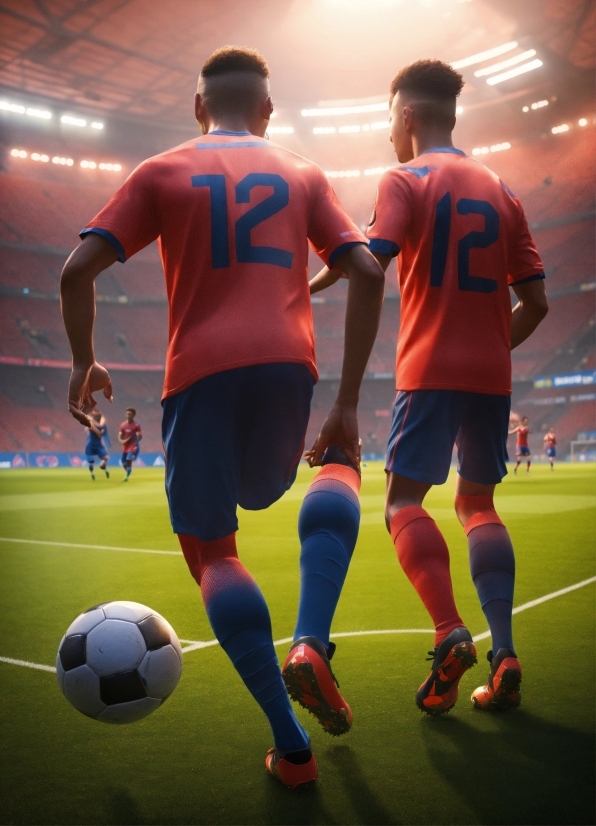 3840x1080 Wallpaper, Footwear, Shorts, Shoe, Sports Equipment, Soccer