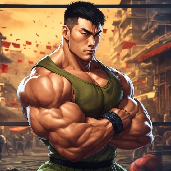 4k Live Wallpaper Pc, Muscle, Human, Cartoon, Chest, Shorts