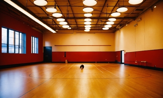 Aesthetic Wallpaper Black, Field House, Light, Hall, Wood, Building