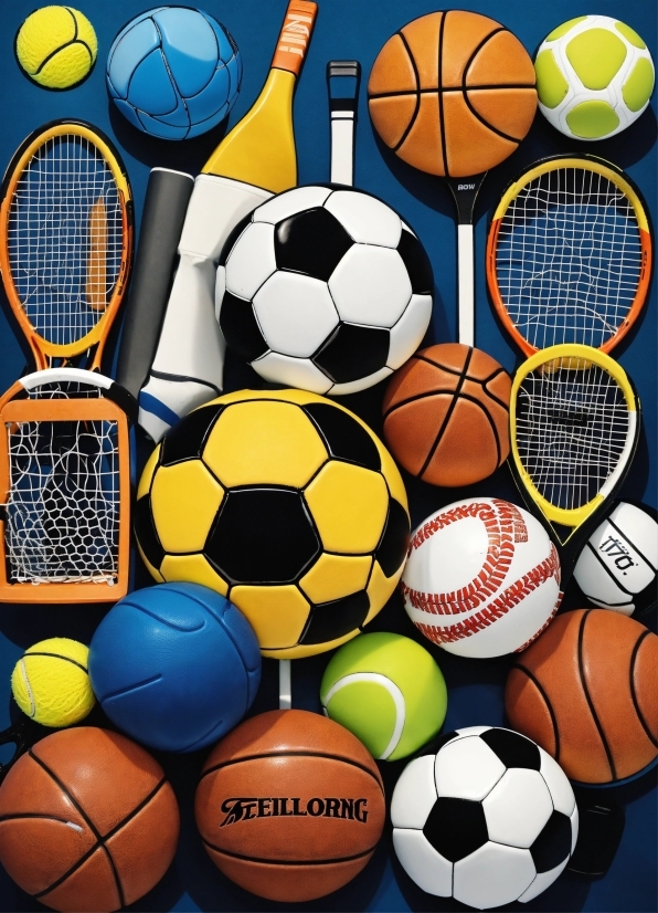 All God Photos, World, Sports Equipment, Blue, White, Football