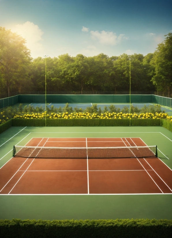 Anime Moving Wallpaper, Cloud, Sky, Tennis, Plant, Daytime