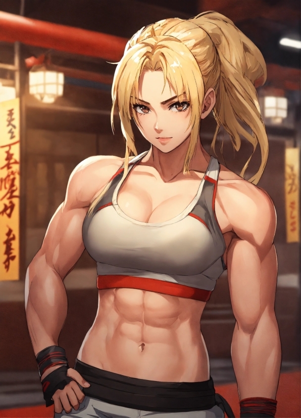 Anime Wallpaper 4k Desktop, Muscle, Cartoon, Thigh, Chest, Trunk