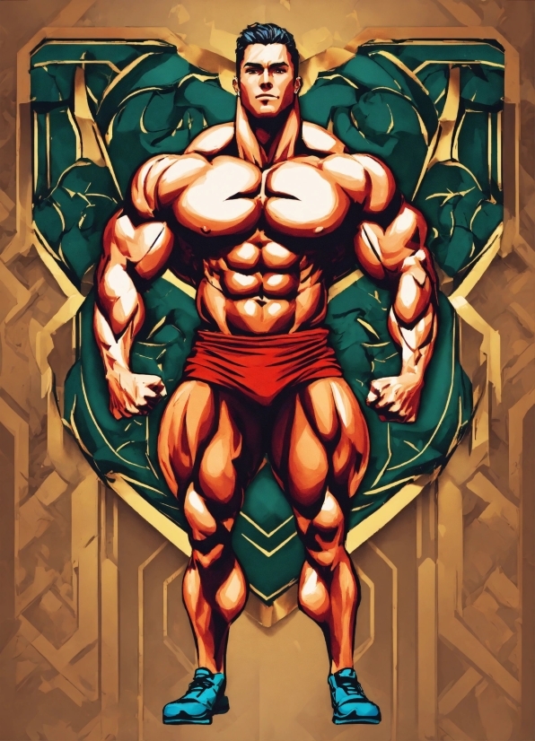 Arm, Bodybuilder, Muscle, Cartoon, Human Body, Thigh