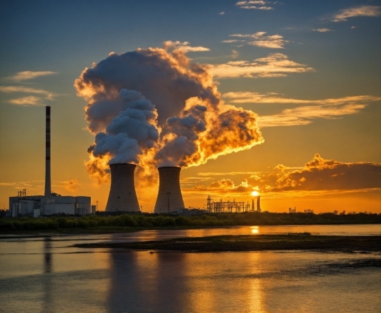 Art Creative Photography, Cloud, Water, Sky, Nuclear Power Plant, Atmosphere