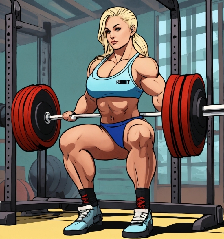 Artist Stock Image, Joint, Powerlifting, Chin, Weightlifter, Free Weight Bar