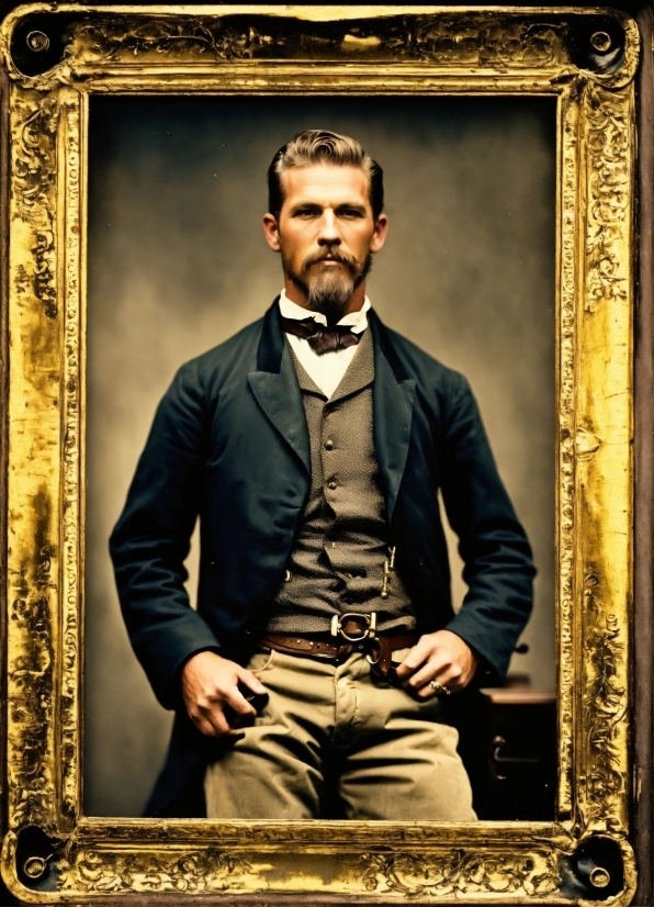 Beautiful Illustrations, Photograph, Picture Frame, Beard, Sleeve, Art