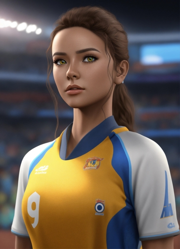 Bf Picture, Hair, Head, Sports Uniform, Gesture, Sportswear