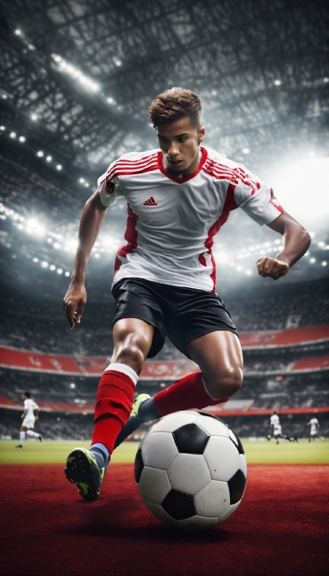 Blue Aesthetic Background, Sports Equipment, Football, Soccer, Shorts, Ball