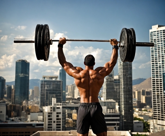 Blue Background Freepik, Sky, Weightlifter, Chin, Barbell, Cloud