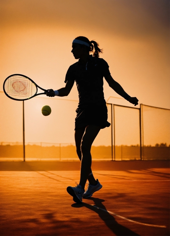 Clock Stock Image, Sky, Tennis, Strings, Tennis Racket, Leg