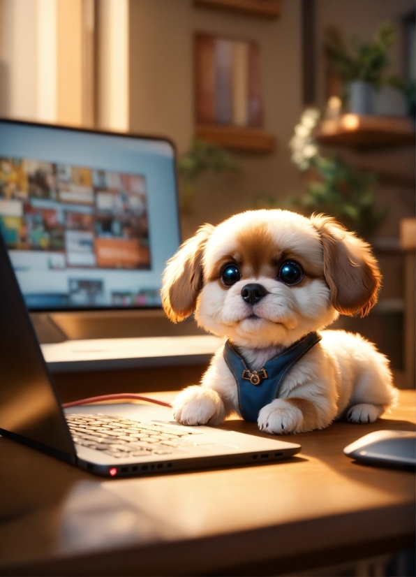 Coal Clipart, Dog, Computer, Personal Computer, Dog Breed, Laptop