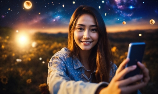 Cookie Stock Image, Smile, Purple, Sky, Flash Photography, Happy