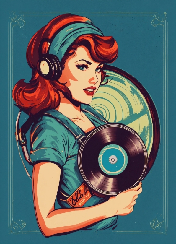 Creative And Artistic, Dvd, Poster, Data Storage Device, Gramophone Record, Painting