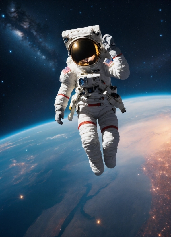 Custom Canvas Prints, Astronaut, World, Satellite, Sky, Space Station