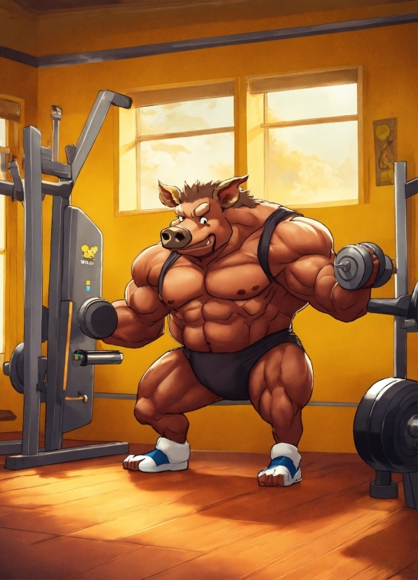 Cute Cartoon Images, Window, Cartoon, Bodybuilder, Art, Fictional Character