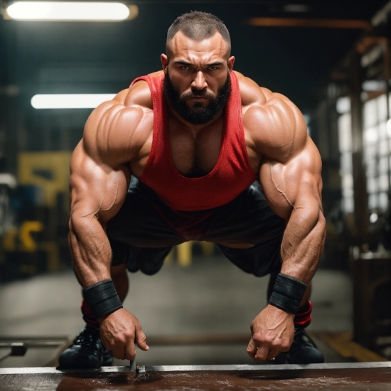 Dark Theme Wallpaper, Face, Head, Shorts, Bodybuilder, Shoulder