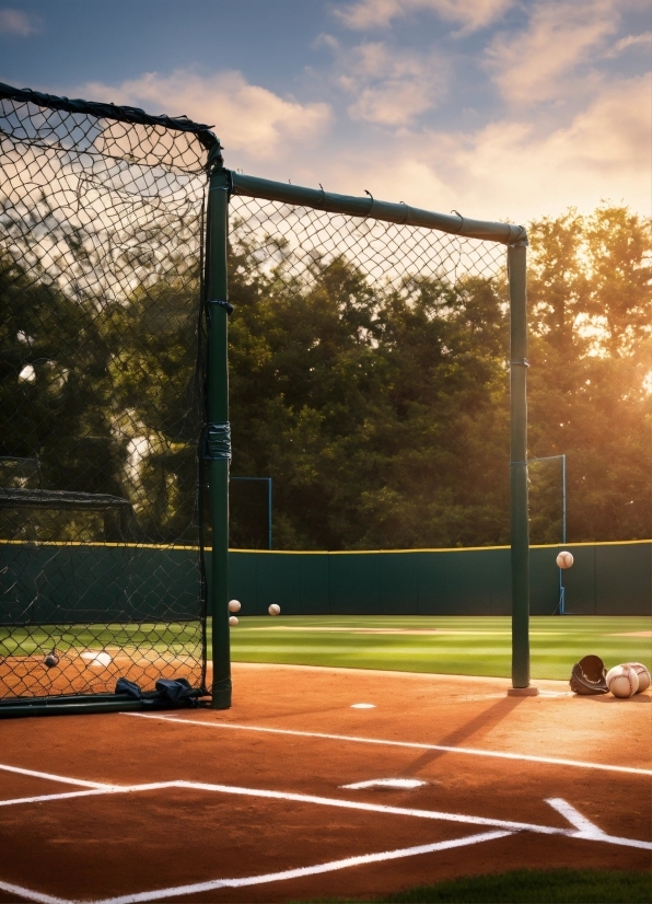 Demon Slayer Iphone Wallpaper, Sky, Cloud, Plant, Sports Equipment, Fence