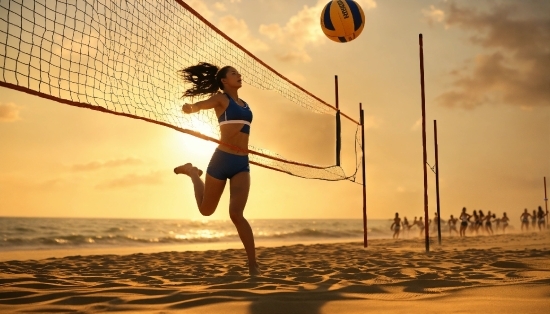 Demon Slayer Wallpaper Nezuko, Sky, Volleyball Net, Photograph, Cloud, Playing Sports